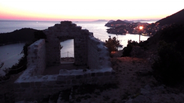 VeÄernji pogled na Dubrovnik iz Parka Orsula (Foto: Zoran StajÄić)