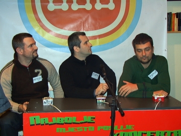 Hrvoje Tadić, Zoran Tučkar i pobjednik Branimir Šutalo (Foto: Zoran Stajčić)