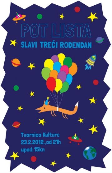Plakat sz Pot listinu proslavu