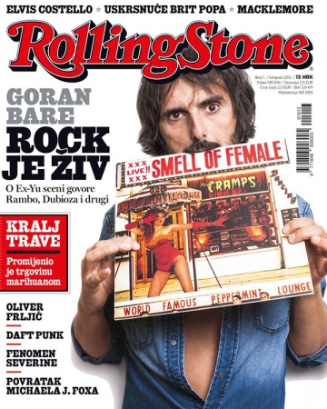 Prvi broj hrvatskog Rolling Stonea, listopad 2013.