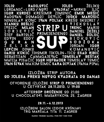 Strip u Primijenjenoj - izložba hrvatskih autora stripa