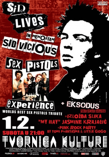 Sid Lives program u Tvornici kulture