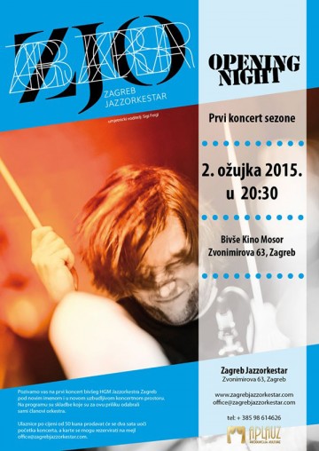 Zagreb Jazzorkestar u Kinu Mosor