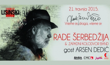 Rade Šerbedžija i Arsen Dedić u KD Vatroslav Lisinski