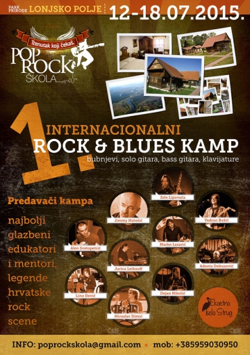 1. International rock & blues kamp u parku prirode Lonjsko polje