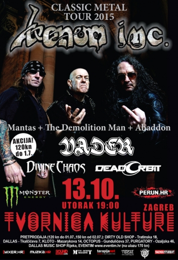Venom u Tvornici kulture