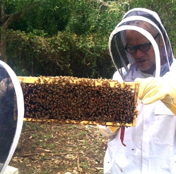 Flea sa svojim pčelama (Izvor: Instagram)