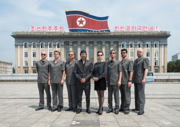 Laibach u Pjongjangu, Sjeverna Koreja (Foto: Laibach/Facebook)