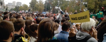 beogradski prosvjedi protiv projekta 'Beograd na vodi'