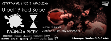 U pol' 9 kod Sabe, Kimiko, Ivana Picek i Tús Nua u Vintage Industrial Baru