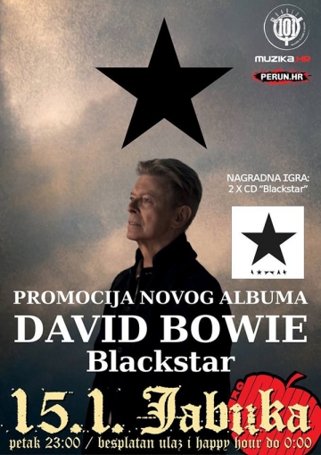 David Bowie večer u Jabuci