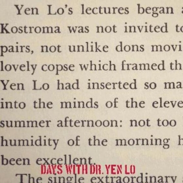 Dr. Yen Lo 'Days With Dr. Yen Lo'
