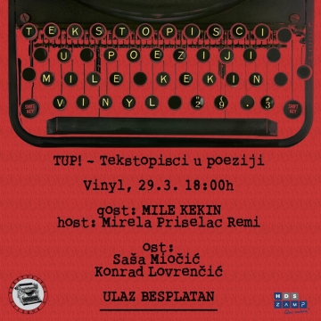 TUP! - Tekstopisci u poeziji