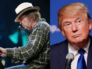 Neil Young i Donald Trump (Foto: Wikipedia)