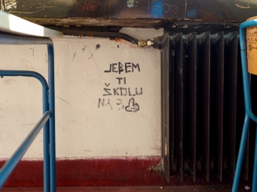 Iz izložbe fotografija 'Jebem ti školu' Antonia Pozojevića