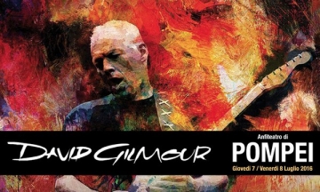 David Gilmour na Pompejima
