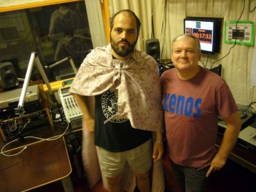 Vid Jeraj i Petar Šarac - Voditelji radijske emisije 'Glazba protiv vetrenjača' na bečkom Radio Orange 94.0 (Foto: Ruth Ranacher)