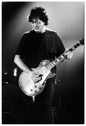 Jimmy Page snimljen 1998. u Zagrebu (Foto: Nino Šolić)
