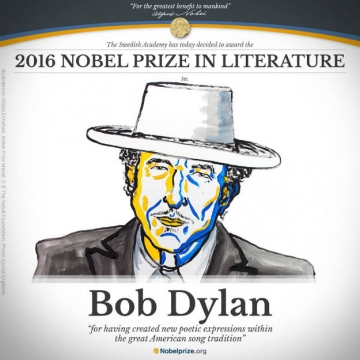 Bob Dylan - dobitnik Nobelove nagrade za književnost 2016. godine