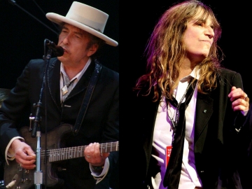 Bob Dylan i Patti Smith (Foto: Wikipedia)