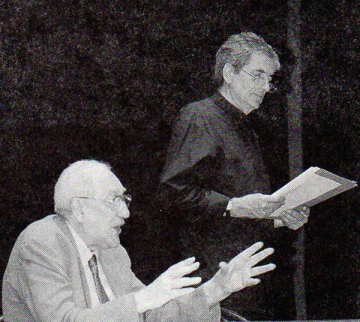 Ivo Brešan i Pero Mioč 2002. godine (Foto: Jozica Krnić)