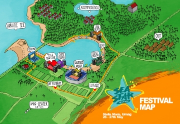 Mapa Sea Star Festivala u Umagu