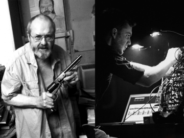 Phill Niblock (lijevo) i Thomas Ankersmit (Foto: Maarten Mooijman)