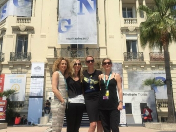 Ekipa filma 'Trešnje' u Cannesu