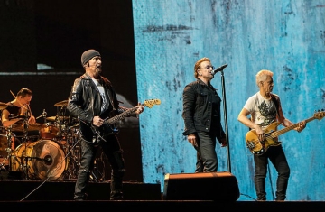 U2 snimljeni na Joshua Tree turneji 2017. godine (Foto: Wikipedia)