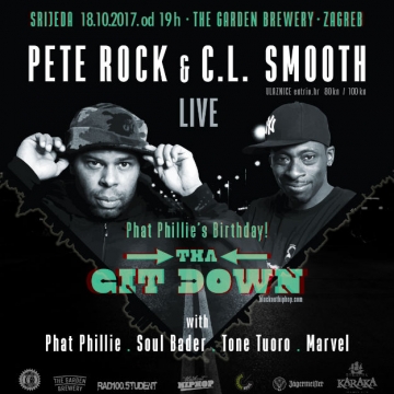 Pete Rock & C. L. Smooth u The Garden Breweryju