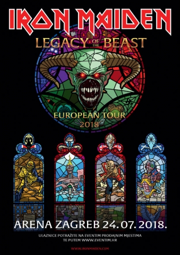 Iron Maiden u Areni Zagreb