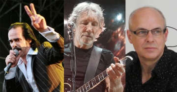 Nick Cave, Roger Waters i Brian Eno (Foto: Wikipedia)